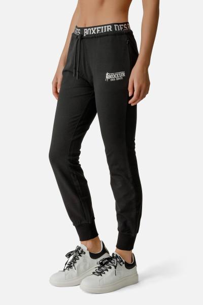 Pantaloni In Felpa Con Banda Elastica Black