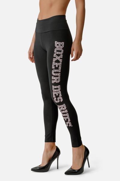 Leggings Basici Con Banda Elastica Black