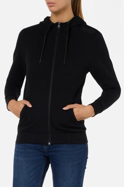 Felpa Interlock Nera