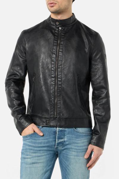 Giacca Uomo In Stile Motociclista Black