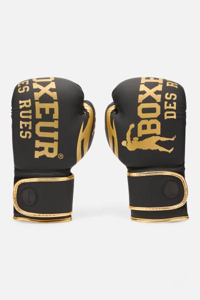 Guantone Da Boxe Neri E Oro Black-Gold