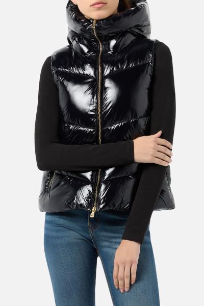Gilet Nero Lucido Black