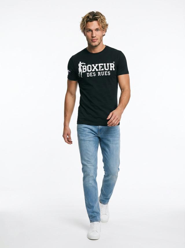 T-Shirt Iconica Black con logo White