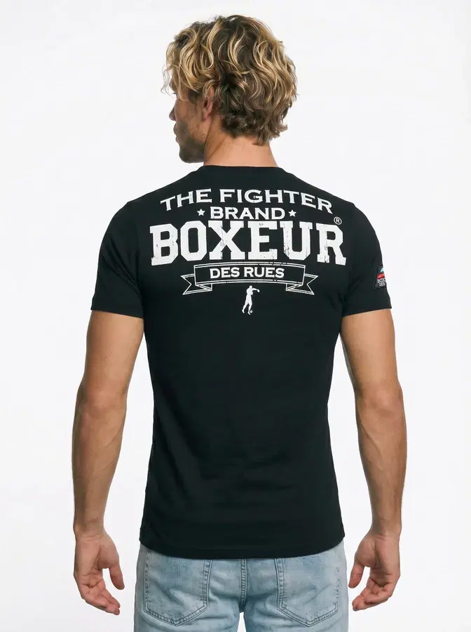T-Shirt Iconica Black con logo White
