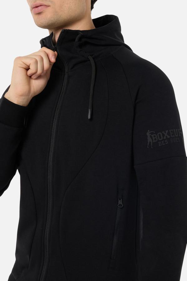 Felpa In Interlock Black