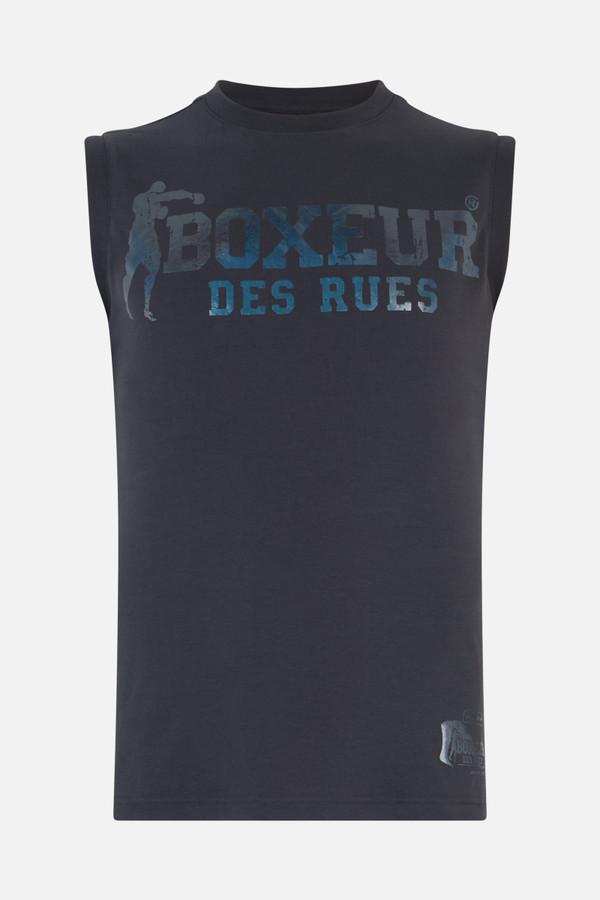 Canotta Anthracite con Logo