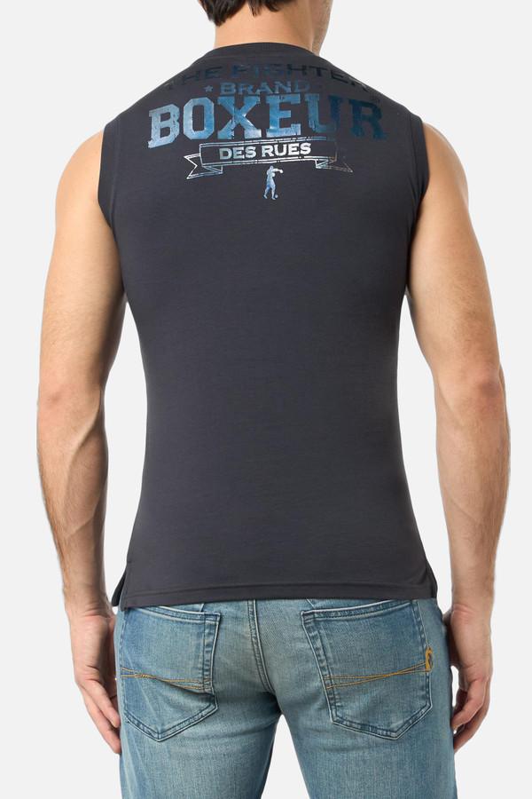 Canotta Anthracite con Logo