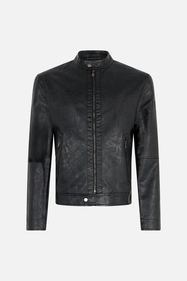 Giacca Uomo In Stile Motociclista Black