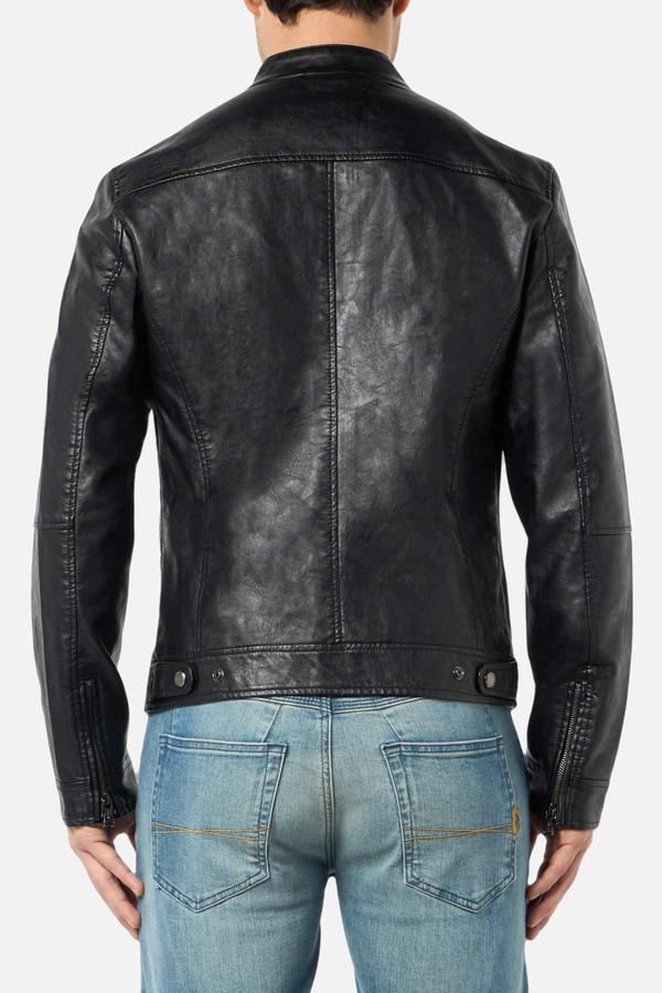 Giacca Uomo In Stile Motociclista Black