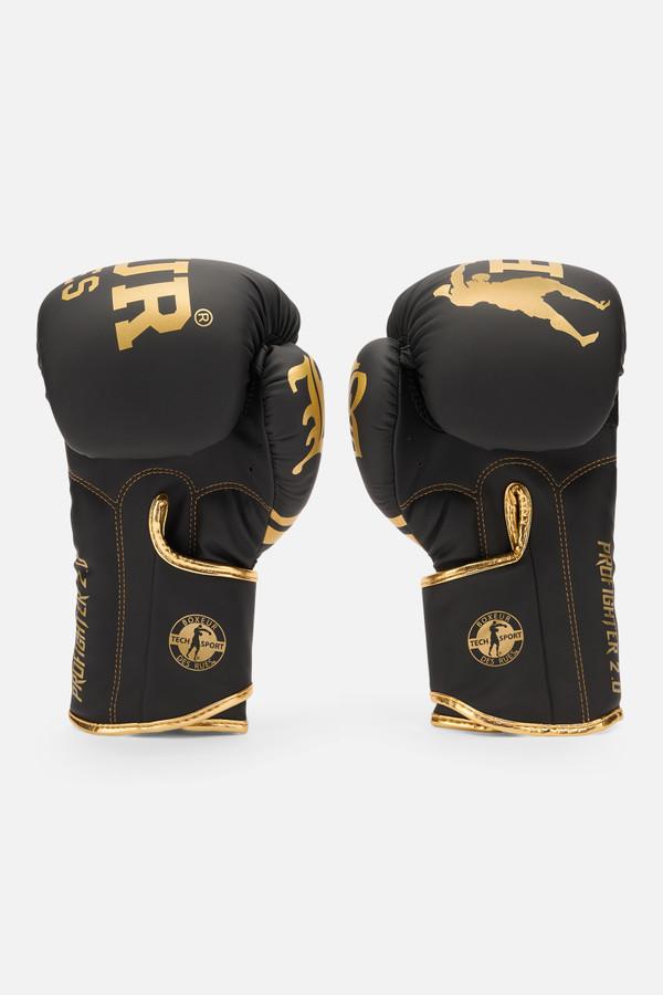 Guantone Da Boxe Neri E Oro Black-Gold