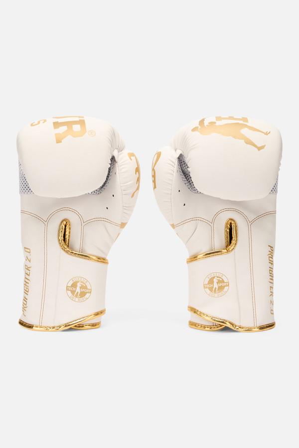 Guantone Da Boxe Bianco E Oro White-Gold