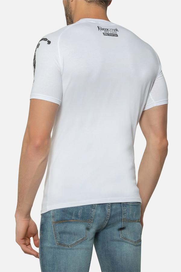 T-Shirt Fit Slim Con Logo White