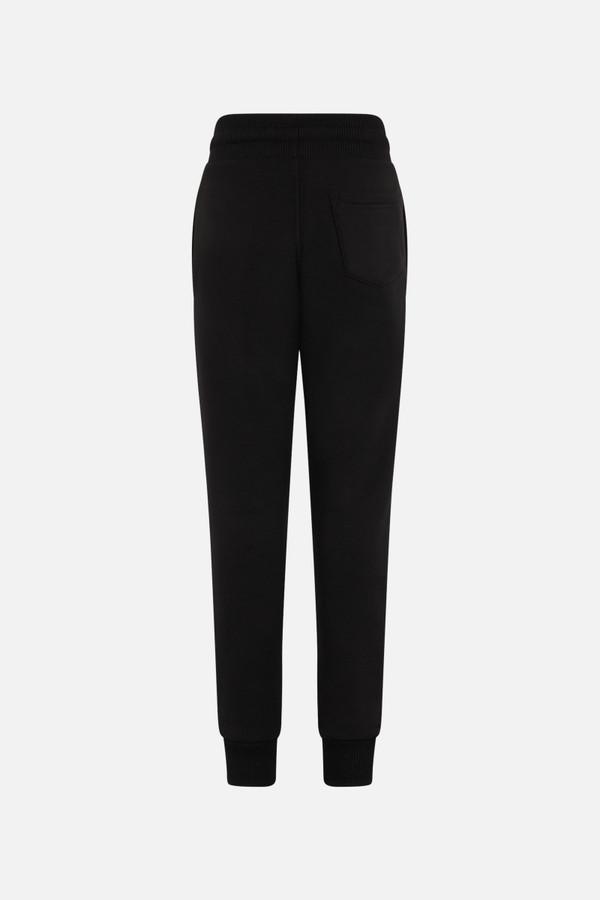 Pantalone Logo Nero Black-Gold