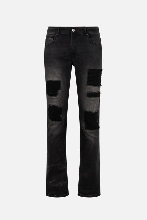 Jeans Stile Motocicletta Dark Grey