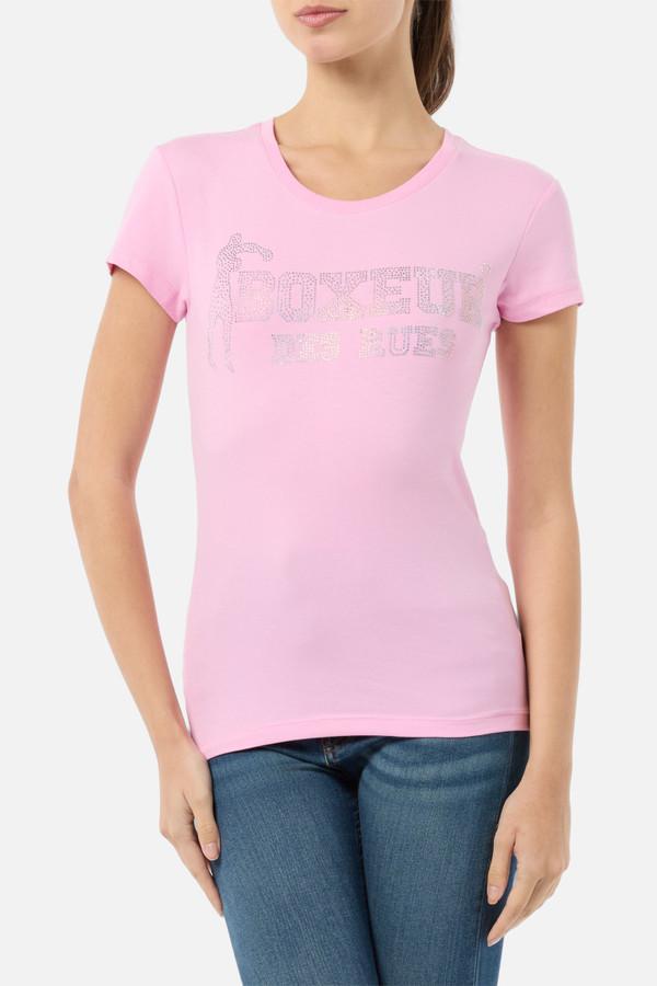 T-Shirt Candy Pink Con Strass