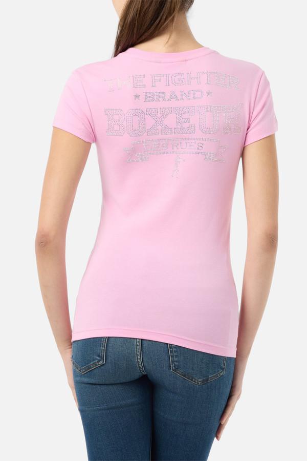 T-Shirt Candy Pink Con Strass