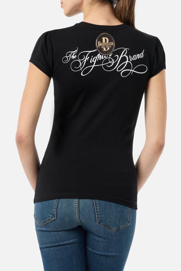 T-Shirt Nera e Oro Con Maniche A Palloncino