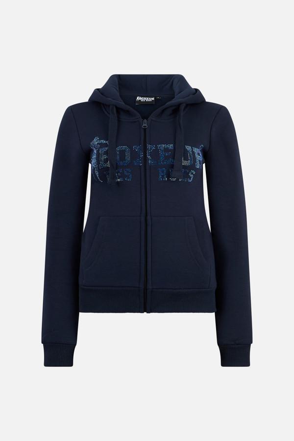 Felpa Logata Midnight Con Cappuccio E Zip