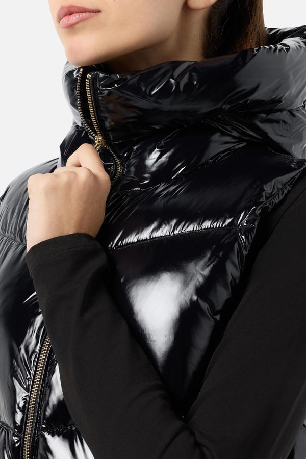 Gilet Nero Lucido Black