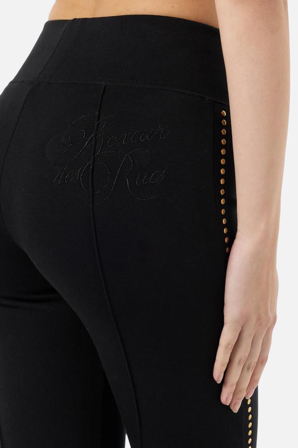 Pantalone A Zampa Black-Gold