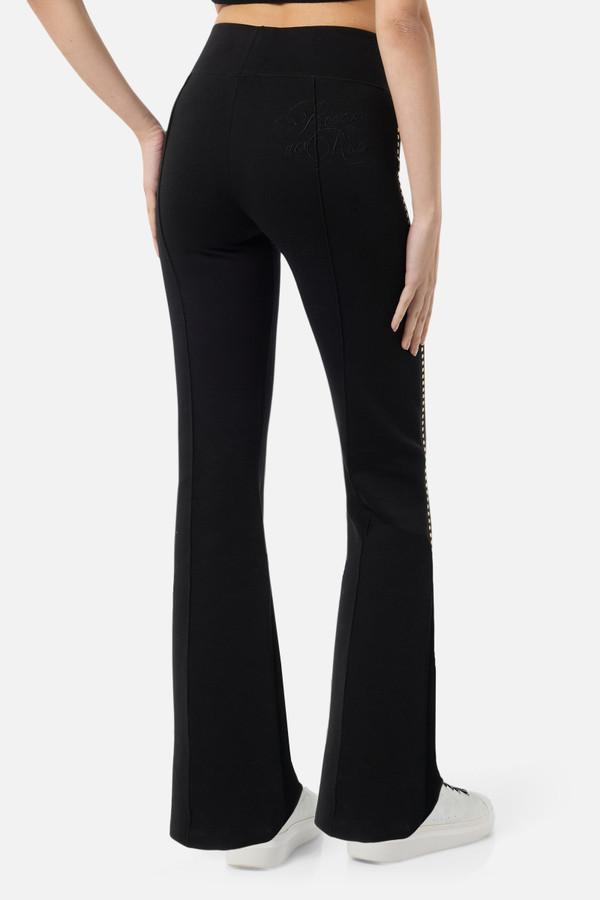 Pantalone A Zampa Black-Gold