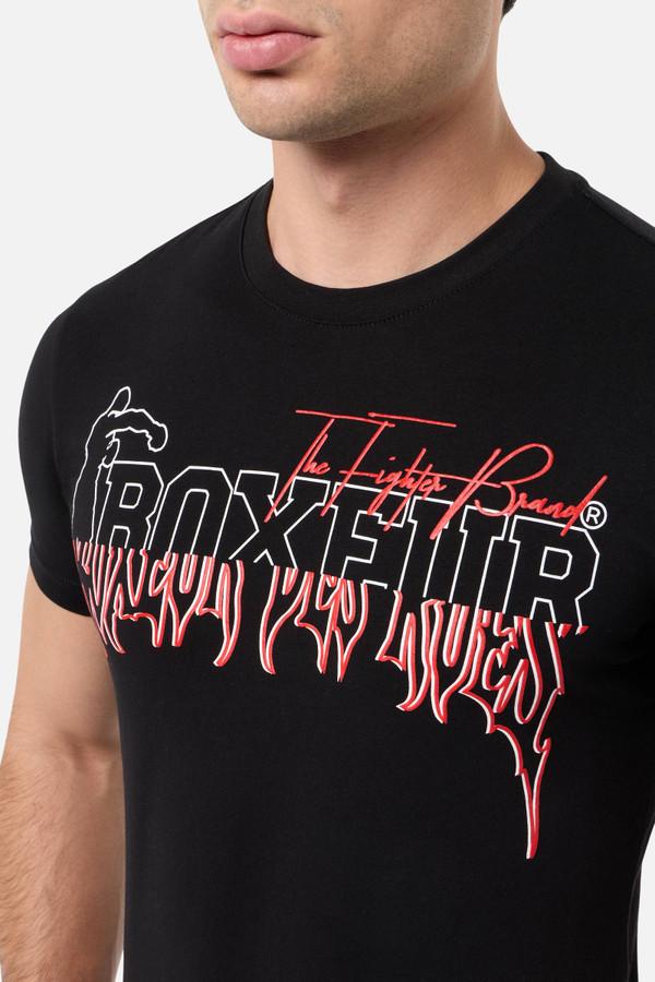 T-Shirt Graficata Nera