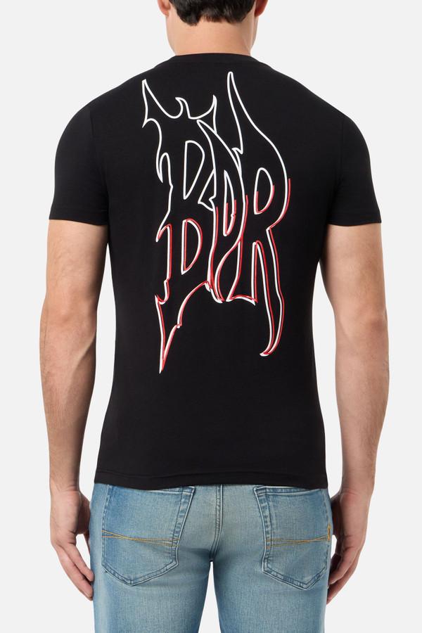 T-Shirt Graficata Nera