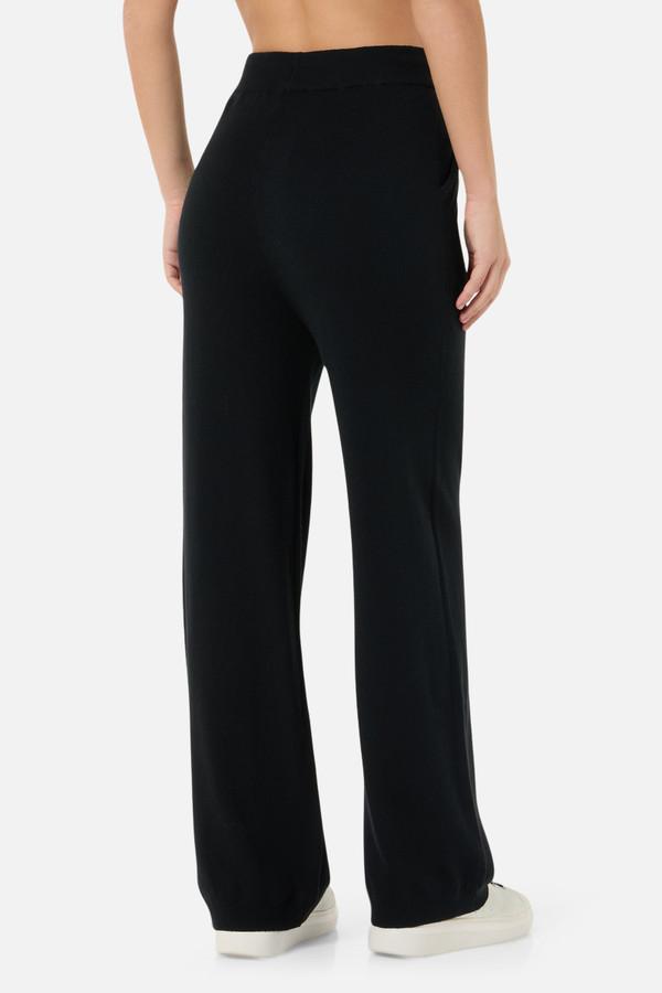 Pantalone Nero In Maglia