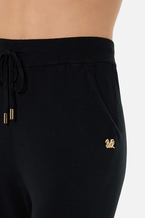 Pantalone Nero In Maglia