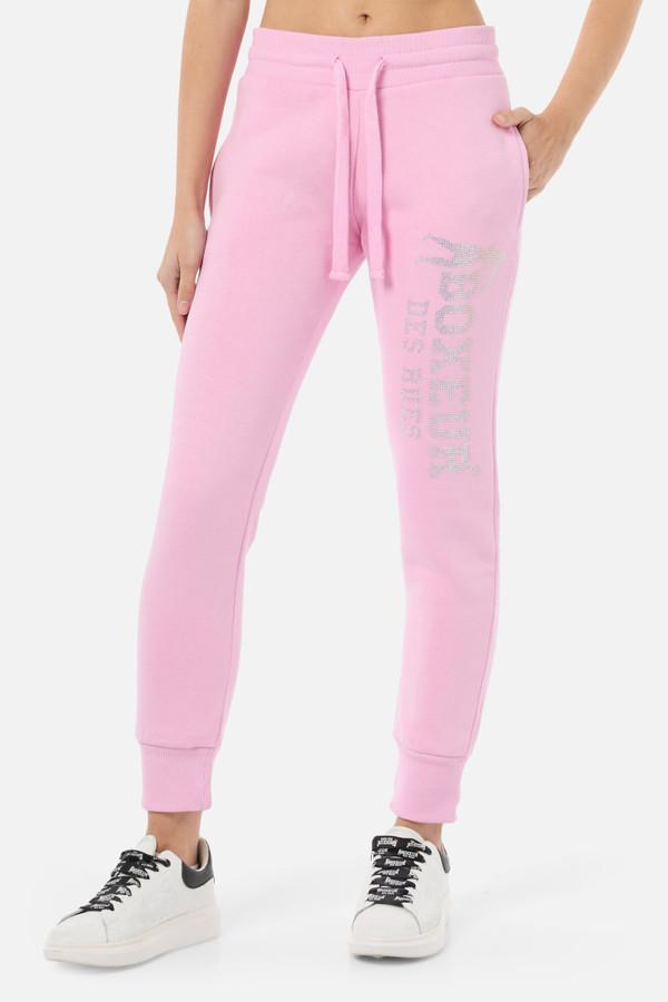 Pantalone Candy Pink Con Strass