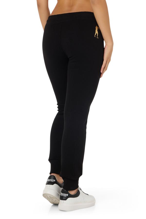 Pantalone Logo Nero e Oro