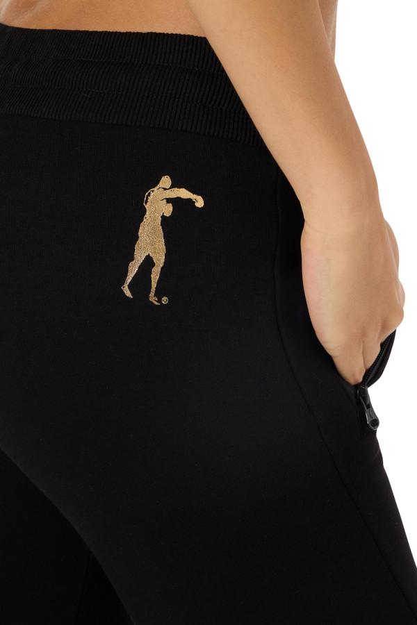 Pantalone Logo Nero e Oro