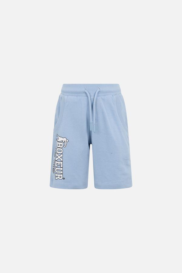 Pantaloncino Sky Blue Con Logo