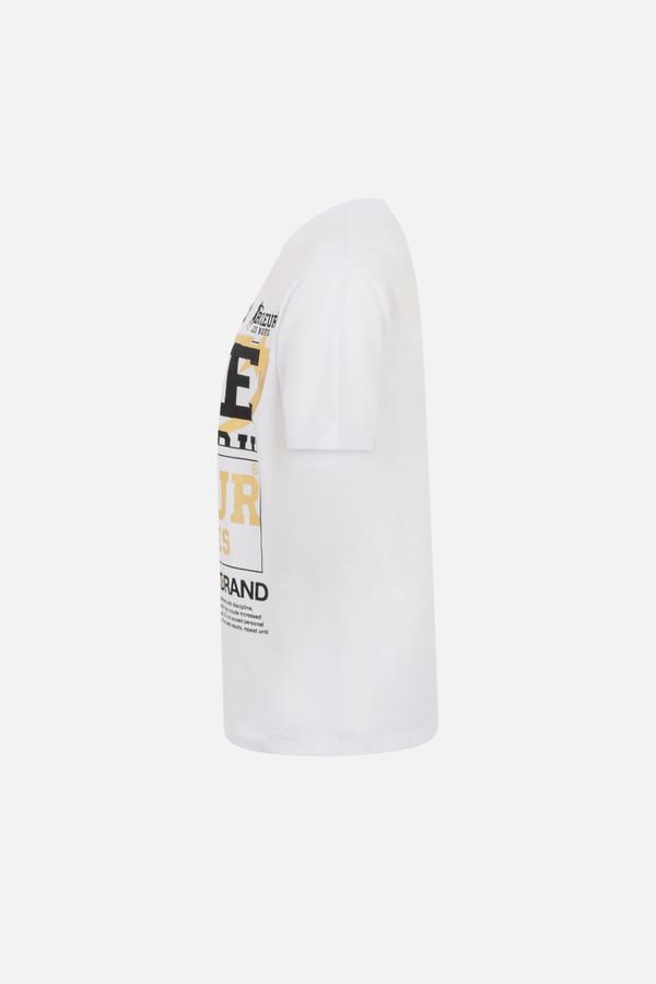 T-Shirt Graficata White-Gold