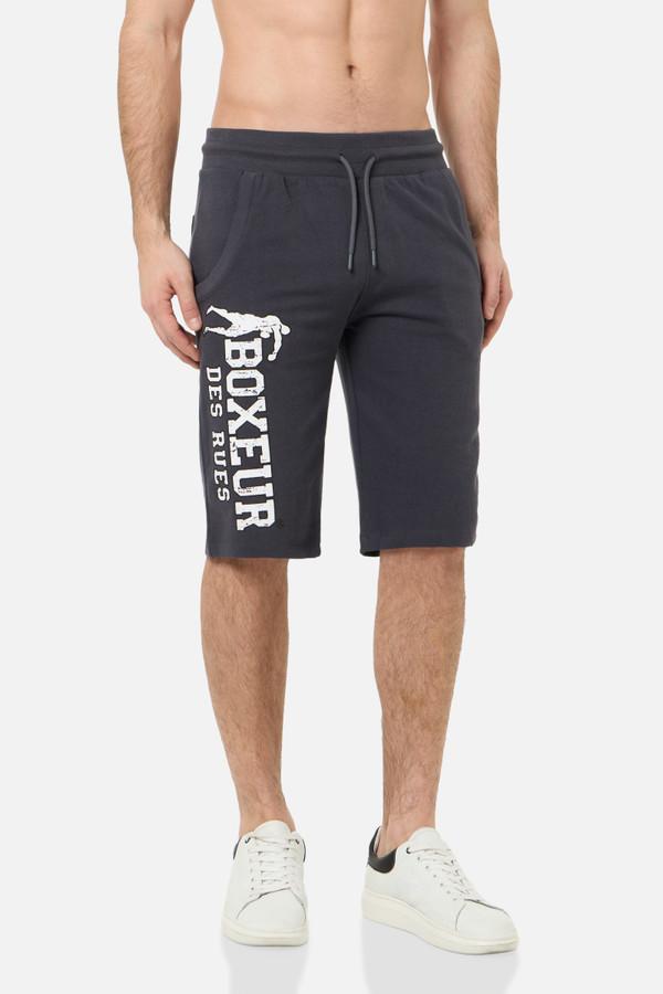 Pantaloncino Antracite Con Logo