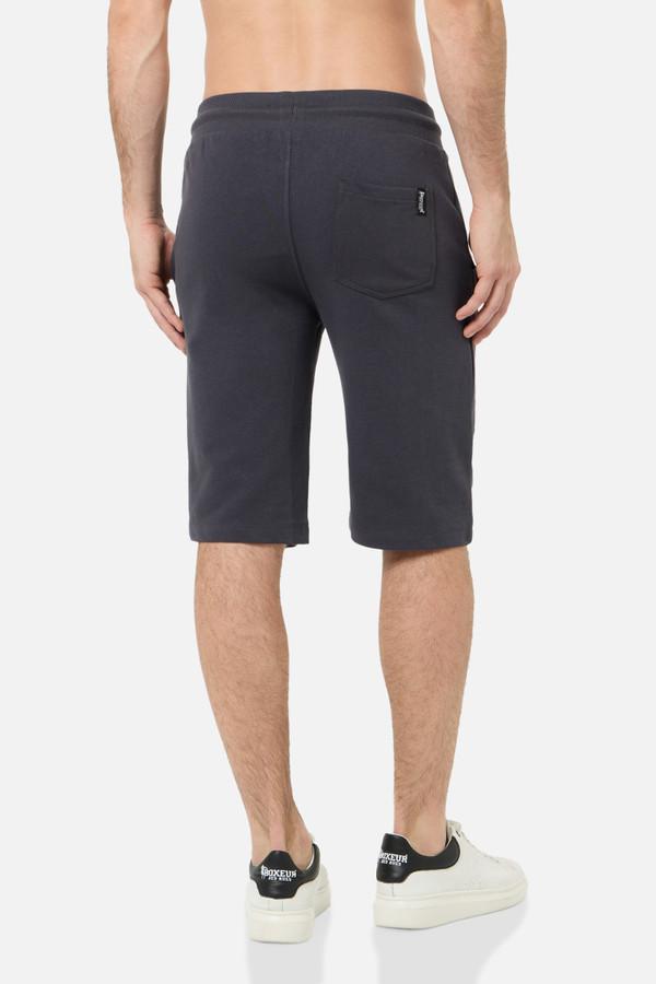 Pantaloncino Antracite Con Logo