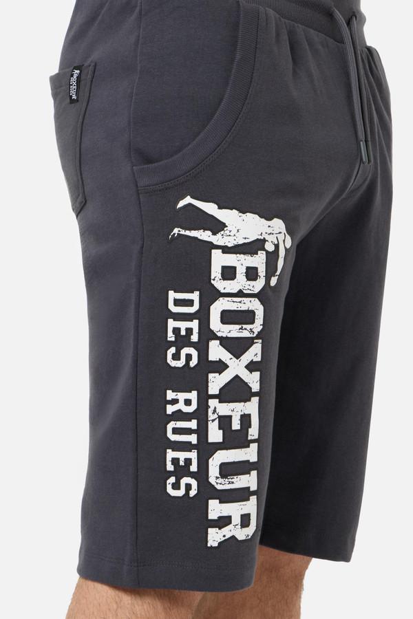 Pantaloncino Antracite Con Logo