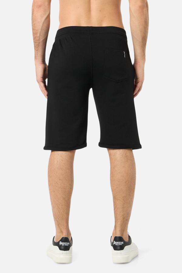 Pantaloncino Nero Con Logo Oro