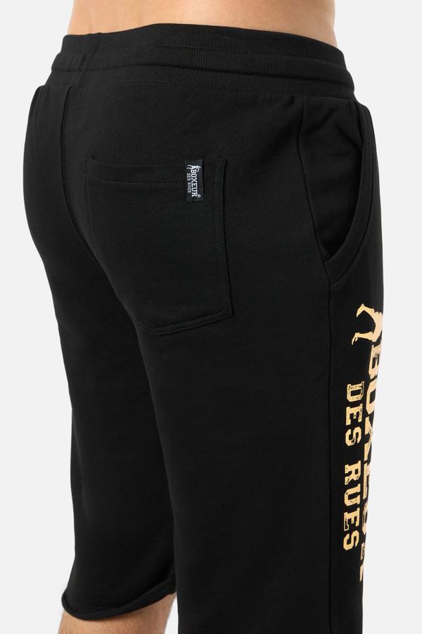 Pantaloncino Nero Con Logo Oro