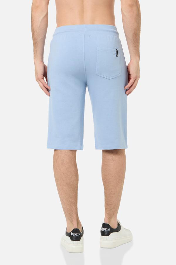 Pantaloncino Azzurro Con Logo