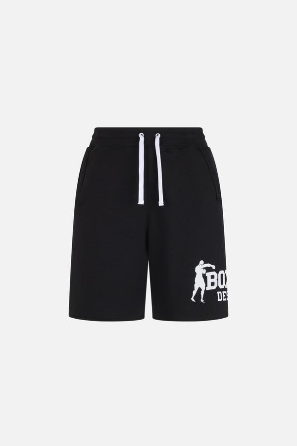 Pantaloncino Nero Con Logo