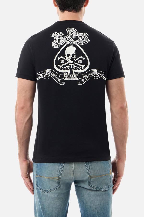 T-Shirt In Stile Vintage Black