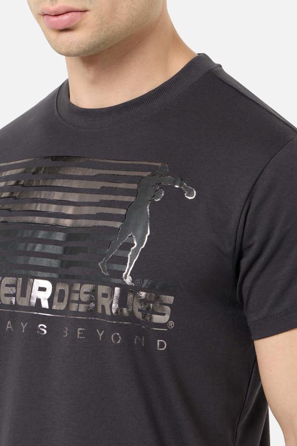 T-Shirt Graficata Anthracite
