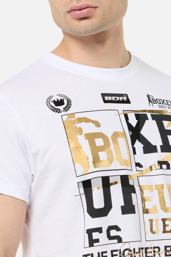 T-Shirt Graficata White-Gold