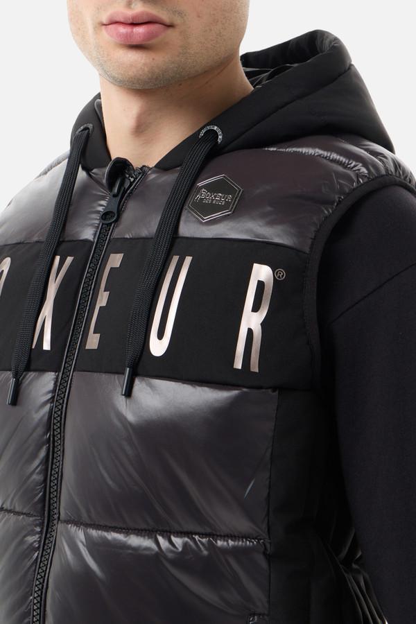 Gilet Con Inserto Anthracite