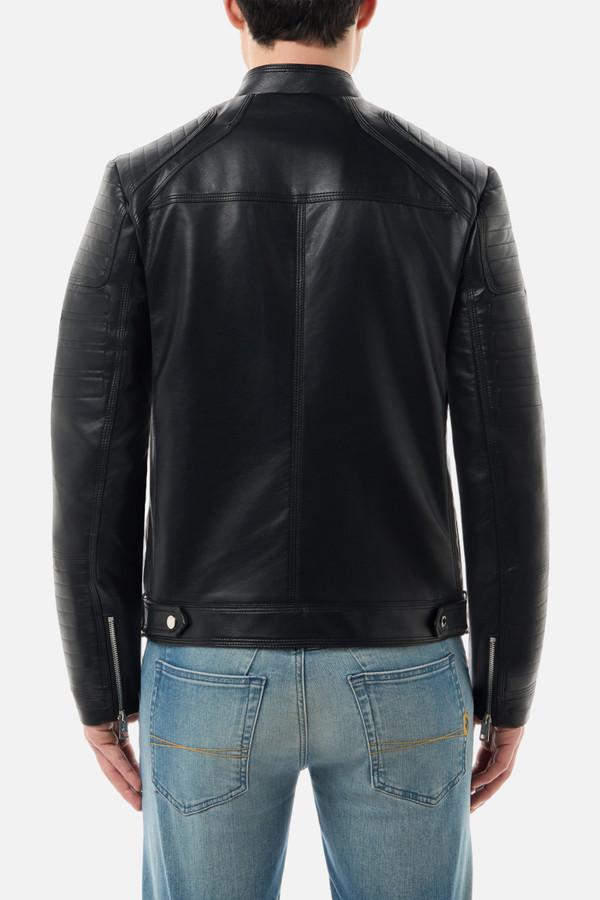 Giacca Nera In Ecopelle