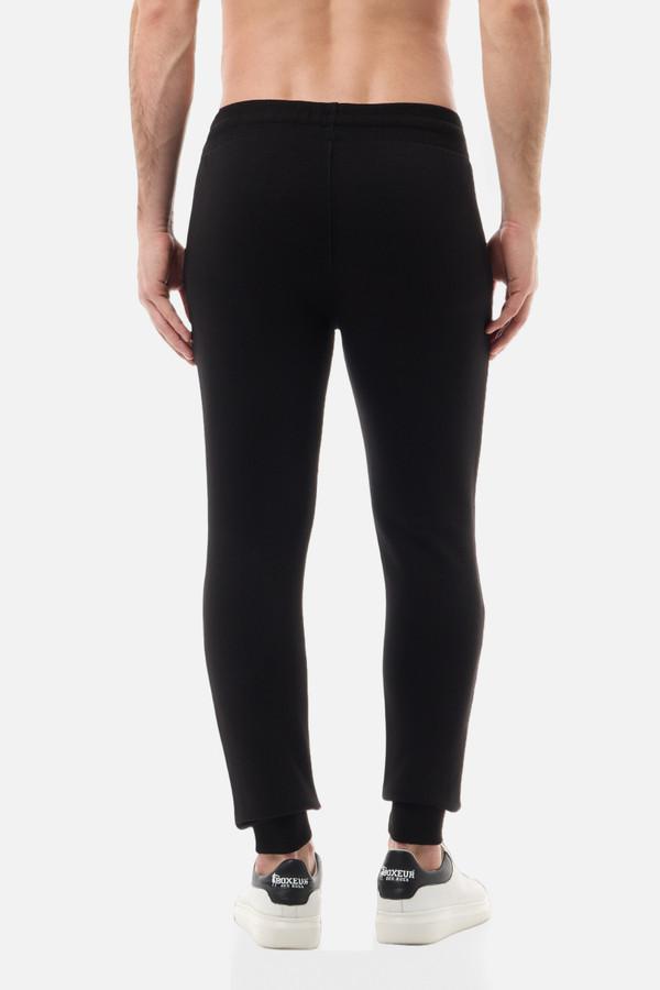 Pantalone Logo Black-Titanium