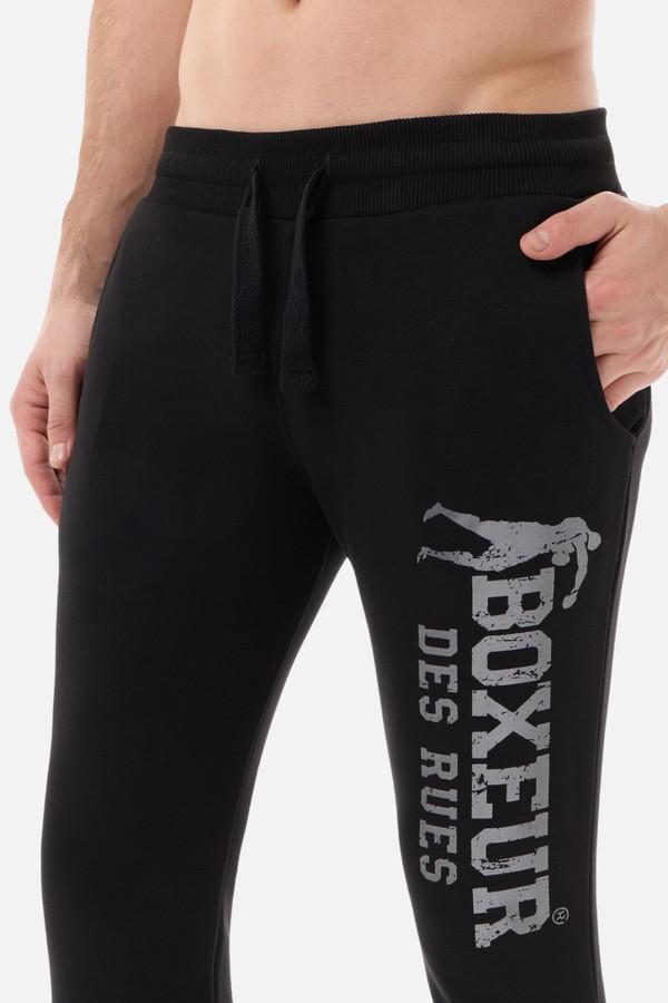 Pantalone Logo Black-Titanium