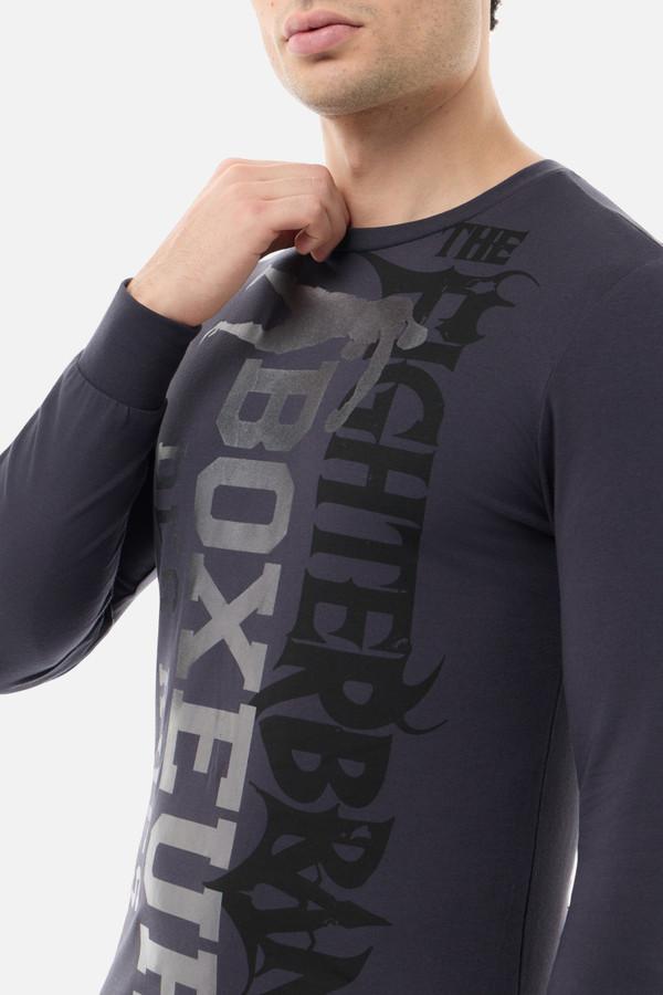 T-Shirt A Manica Lunga Antracite