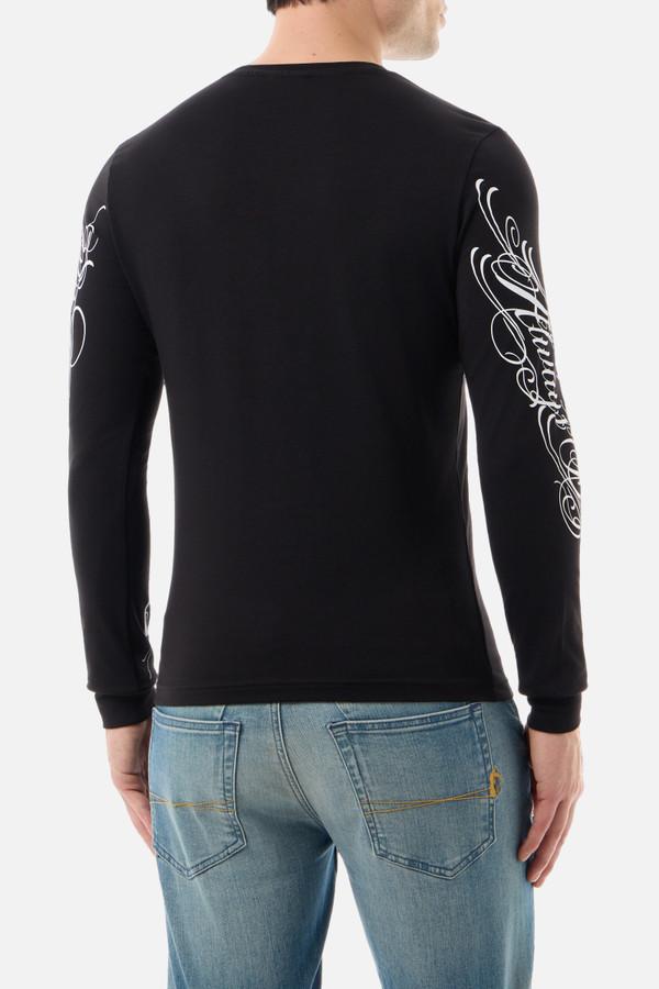 T-Shirt A Manica Lunga Black